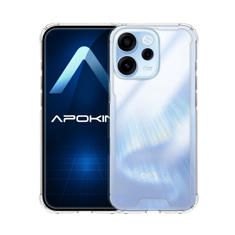 Capa Antichoque Apokin para Oppo Reno 15F Transparente - Imagem 1