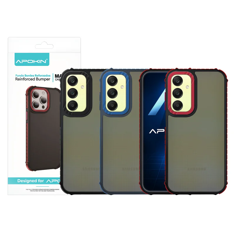 Capa Apokin para Samsung Galaxy A25 Smoked Rockin Azul