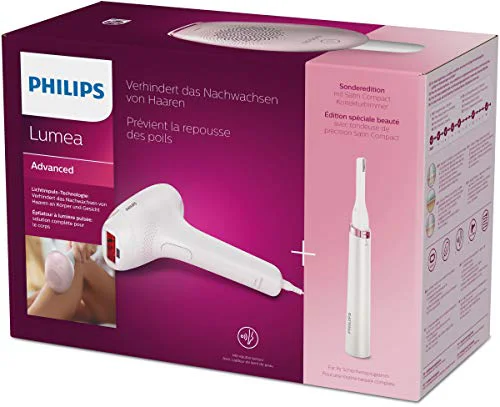Depiladora de Luz Pulsada Philips Lumea IPL Série 7000 Advanced BRI920/00 com Fio e Aparador de Precisão - Imagem 5