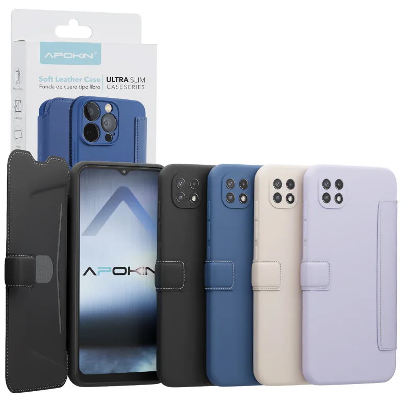 Capa Apokin para Samsung Galaxy A42 5G Silicone Macio Lilás