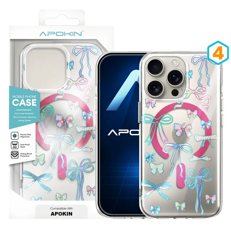 Capa Apokin para iPhone 16 Pro Max Silicone com MagSafe e Desenho 1 - Imagem 5