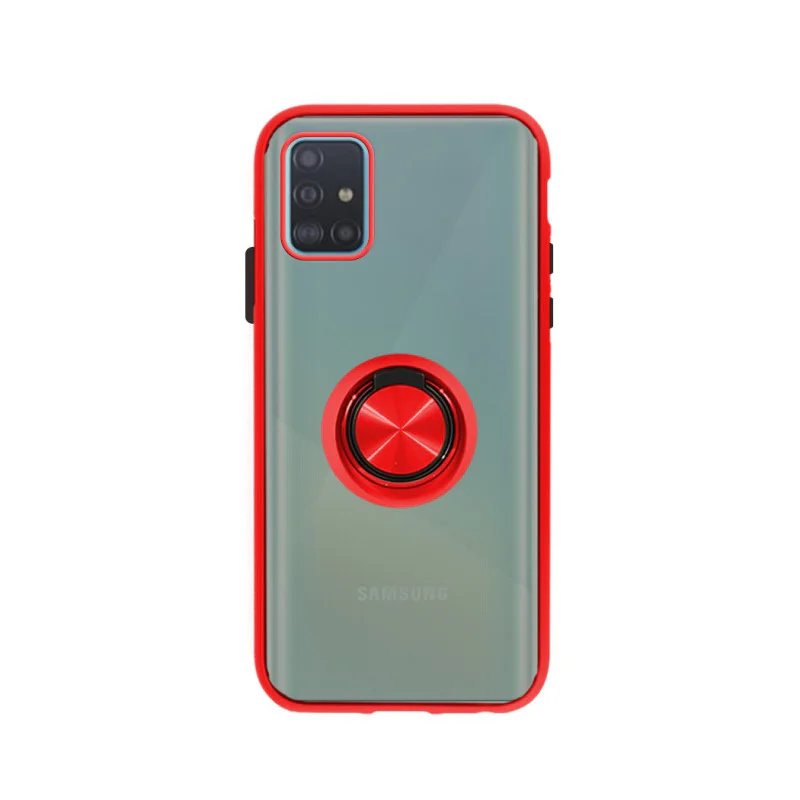 Capa Magnética Apokin com Suporte para Samsung Galaxy A51 5G Vermelho - Imagem 3