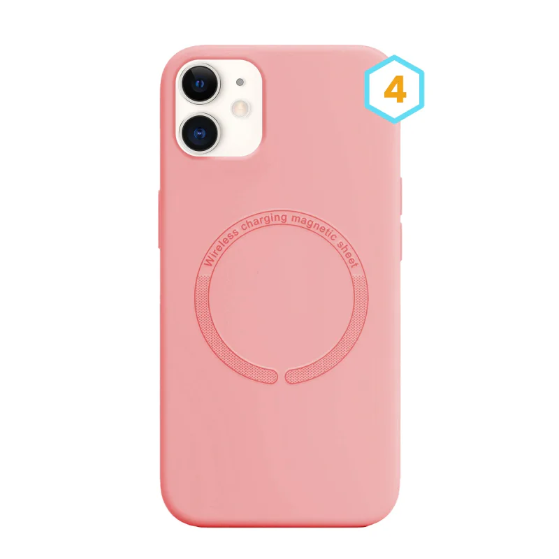 Capa Apokin em Silicone Líquido com MagSafe para iPhone 11 Cor 2 - Imagem 5