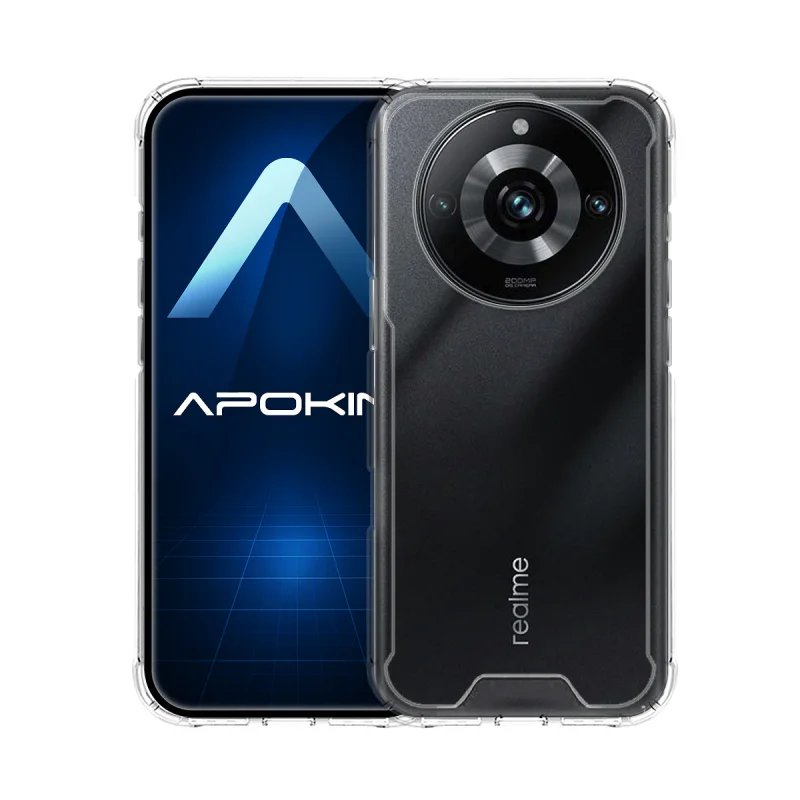 Capa Transparente Antichoque Premium Apokin para Realme 11 Pro e 11 Pro Plus