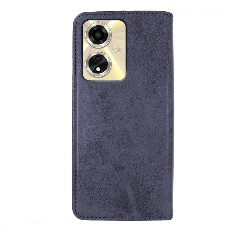 Capa Livro Apokin para Oppo A59 em Pele Sintética com Porta-Cartões Azul - Imagem 3