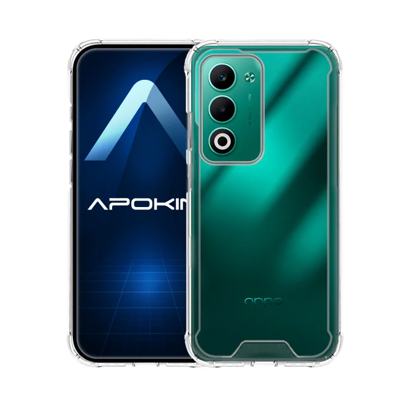 Capa Apokin Antichoque Transparente para Oppo A5 2020 e Oppo A9 2020 Transparente