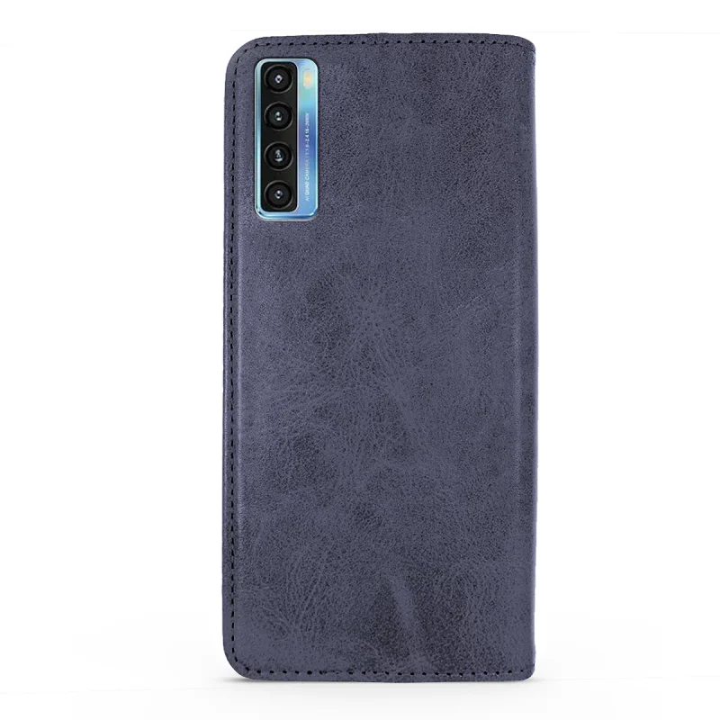 Capa com Porta-cartões Apokin para TCL 20L Plus em Pele Sintética Preto - Imagem 6
