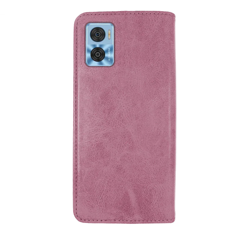 Capa Livro Apokin para Moto E22 / E22i com Porta-Cartões Pele Sintética Preto - Imagem 2