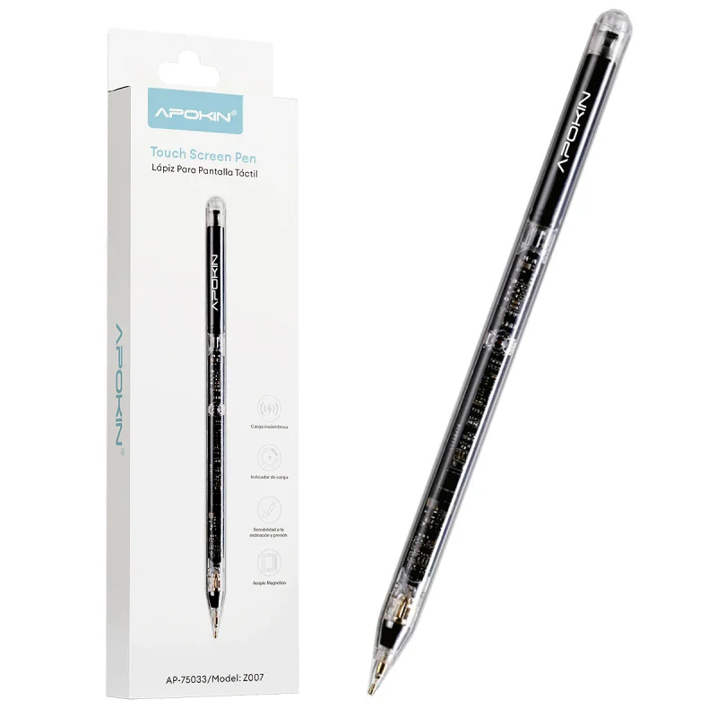 Caneta Stylus Apokin Z007 com Carregamento Sem Fios Branco