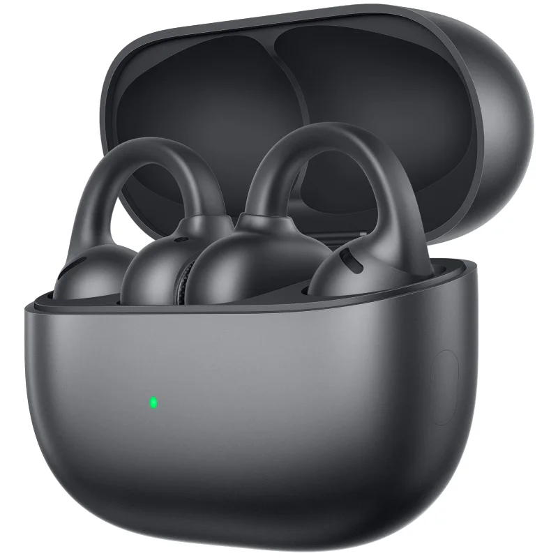 Auriculares Bluetooth Vivo Buds Clip Open-Ear com Estojo de Carga Pretos - Imagem 2