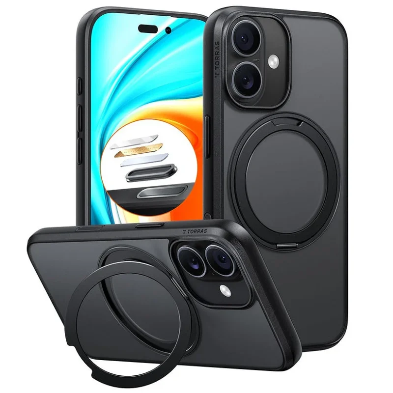 Capa Torras para iPhone 17 Ostand Pro Series Preto