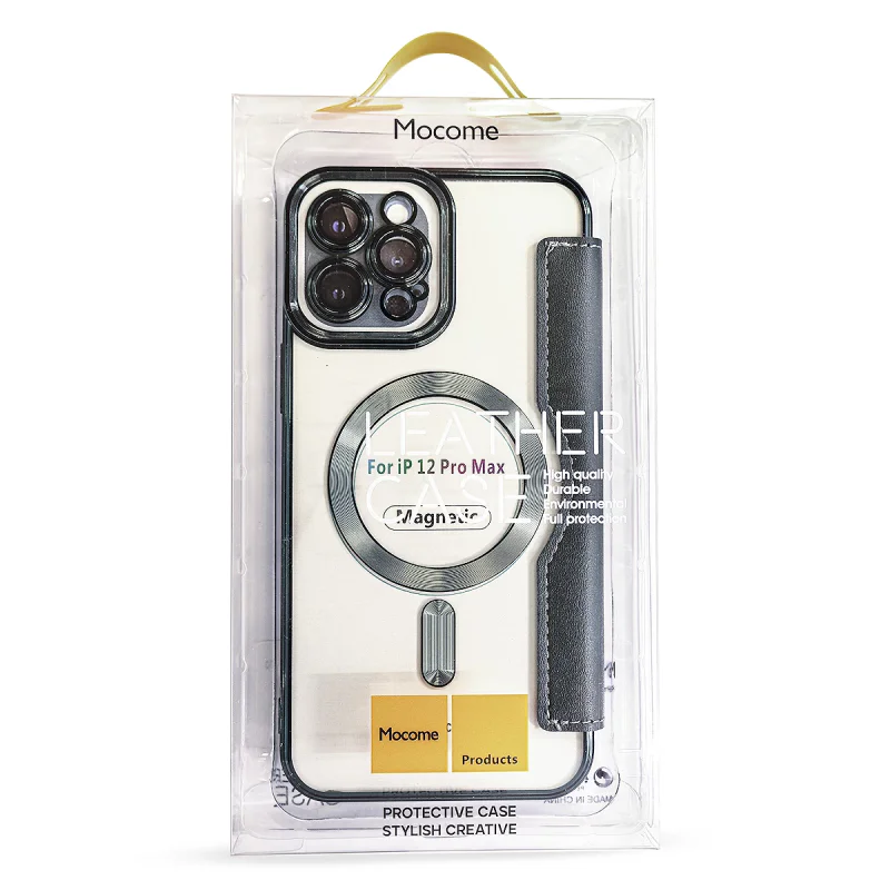 Capa Apokin Mocome Cromada com MagSafe para iPhone 11 Preto - Imagem 2