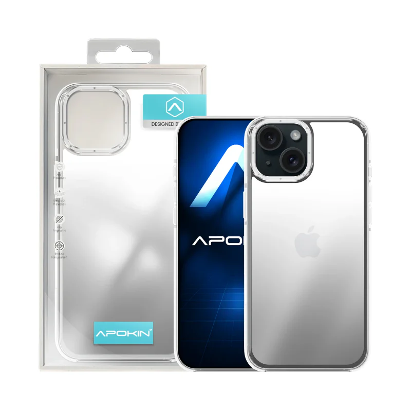 Capa Apokin Camaleão para iPhone 15 Laranja - Imagem 3