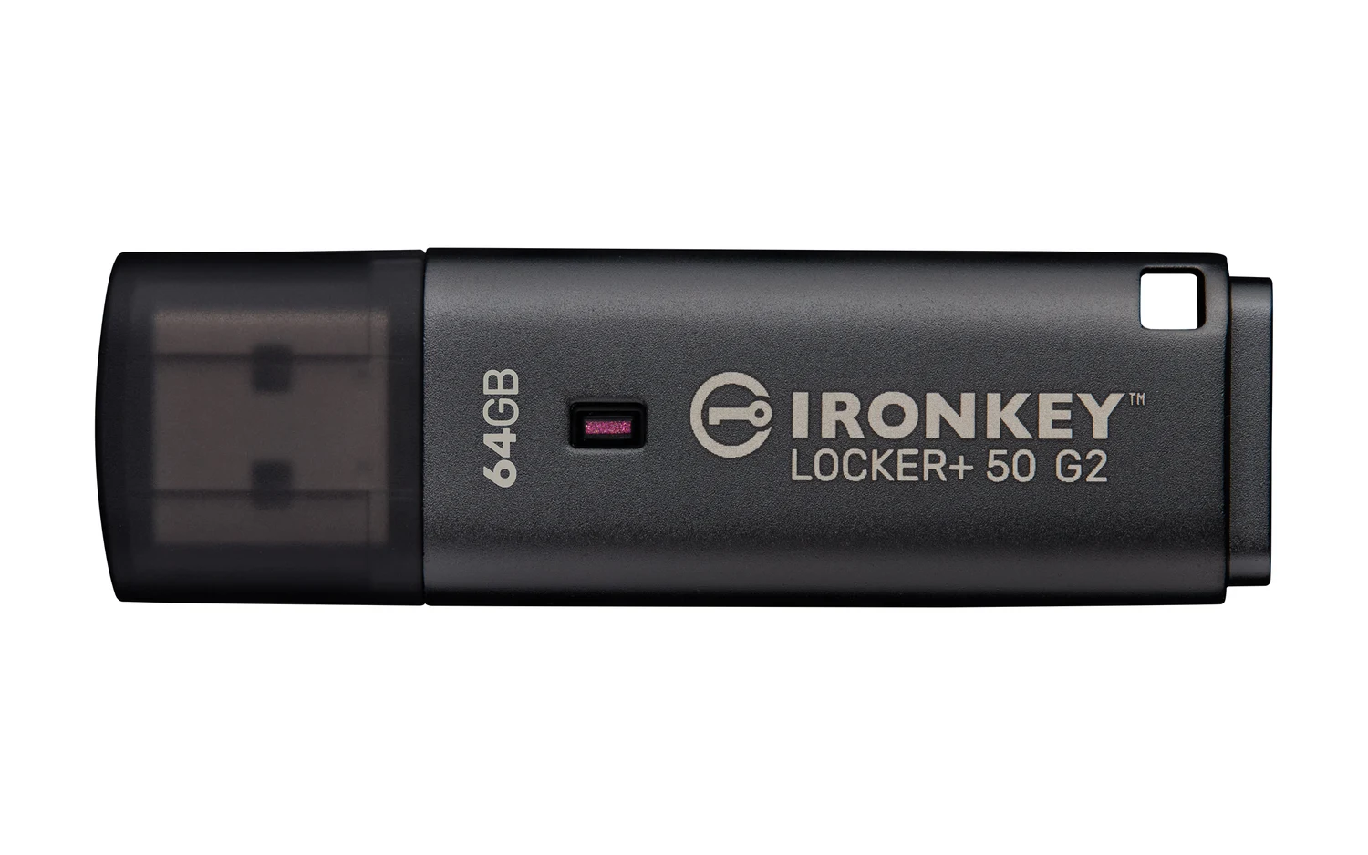 Pen USB Kingston IronKey Locker+ 50 G2 64GB USB 3.2 Encriptada FIPS 197 AES-256 - Imagem 1