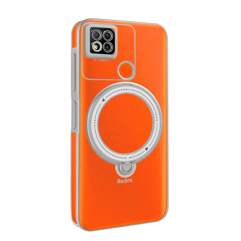 Capa Apokin para Xiaomi Redmi 9C com Anel MagSafe Rosa - Imagem 6