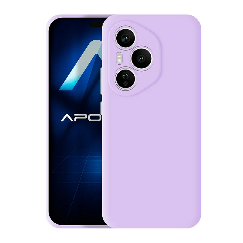 Capa Apokin para Honor 400 Pro Silicone Suave Lilás - Imagem 5