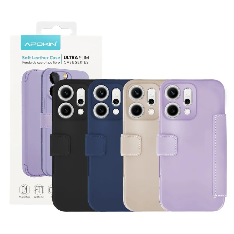Capa de Tampa Apokin para OPPO Reno 14 Pro Silicone Macio Variedade de cores