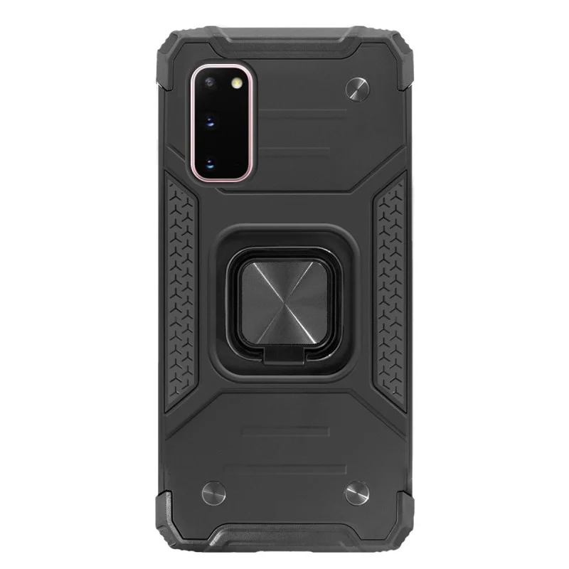 Capa Blindada Apokin para Samsung Galaxy S21 FE com Suporte Magnético e Anel 360 - Imagem 1