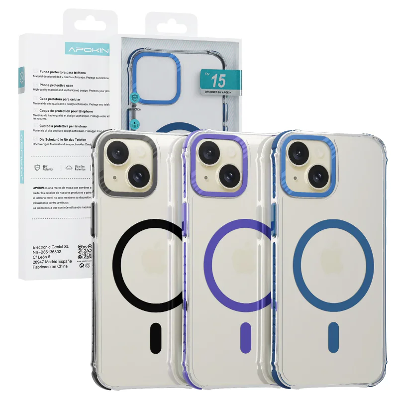 Capa Apokin para Samsung Galaxy S25 Ultra Rock com MagSafe Azul - Imagem 2