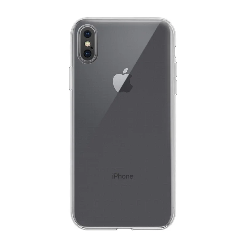 Capa de Silicone Transparente 2 mm Apokin para iPhone X e XS - Imagem 1