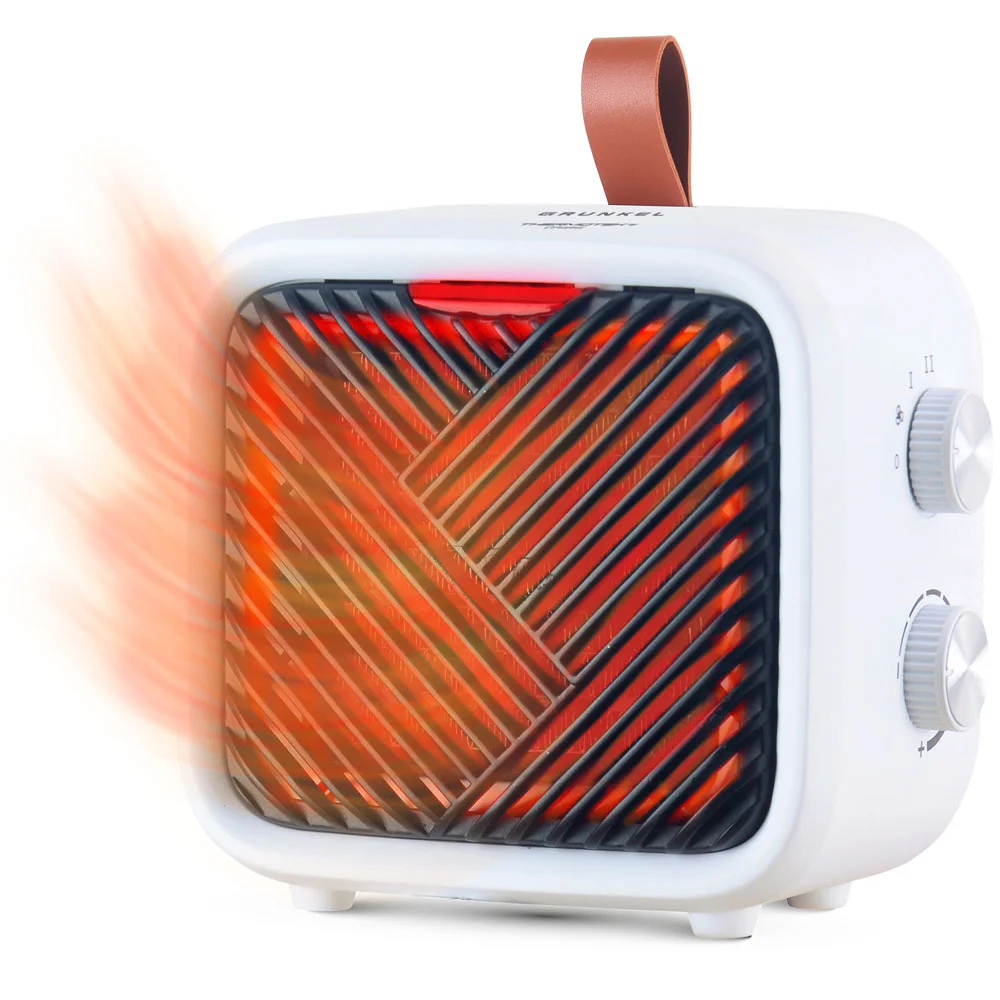 Termoventilador Cerâmico Grunkel CF-1500CM 1500W 2 Potências com Termóstato Branco - Imagem 2