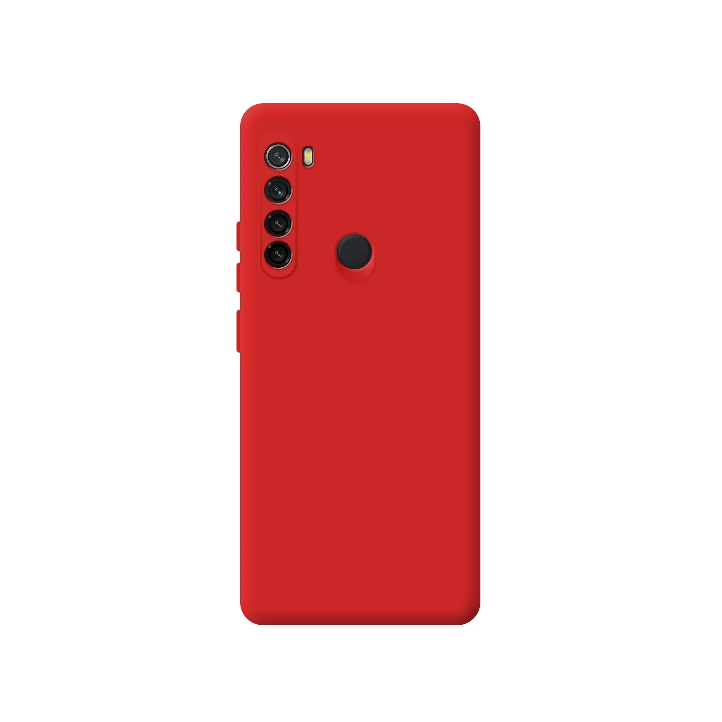 Capa de Silicone Macio Apokin para Xiaomi Redmi Note 8, Vermelho - Imagem 1