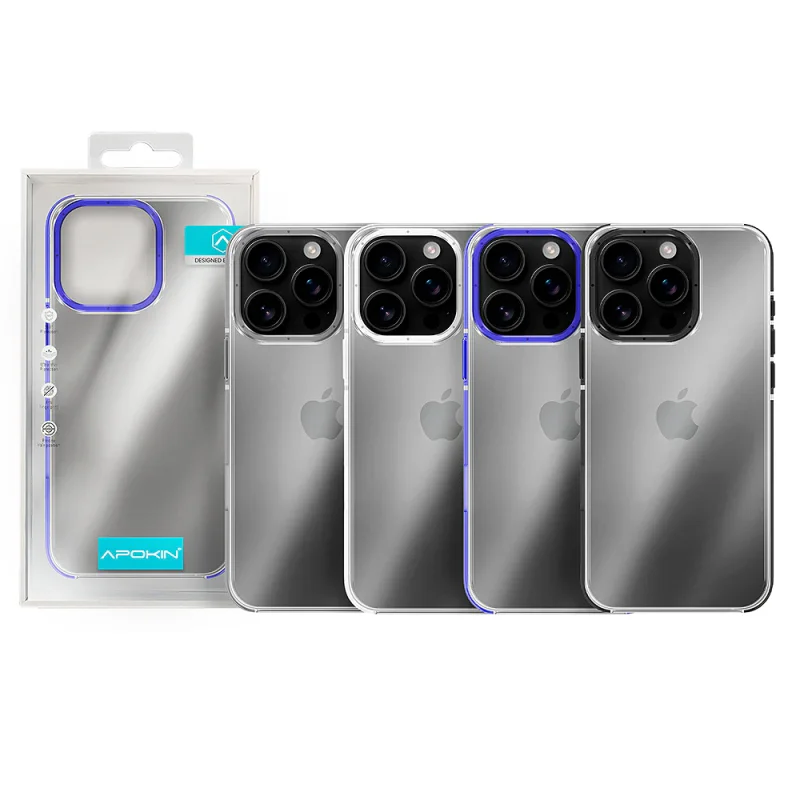 Capa Apokin para iPhone 16 Pro Max Cinza - Imagem 1