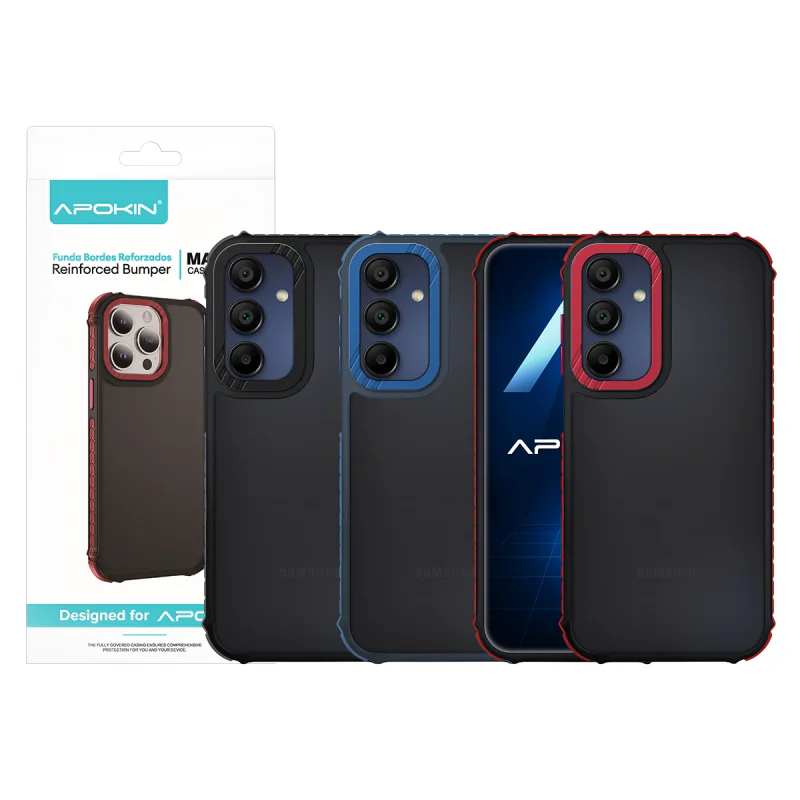Capa Apokin Rock para Samsung Galaxy A15 Fumada Azul - Imagem 1