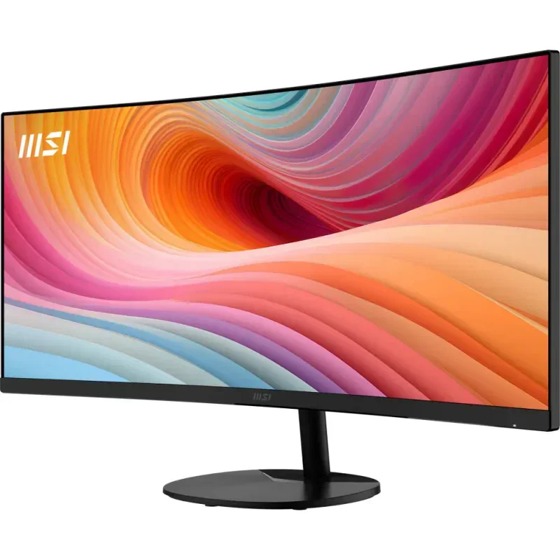 Monitor MSI PRO MP341CQ E12 34" Curvo 120Hz 4ms HDMI DisplayPort Preto - Imagem 2