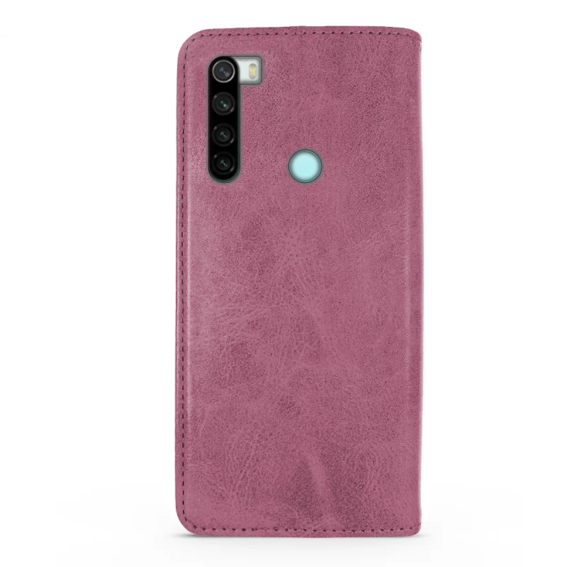 Capa Apokin para Xiaomi Redmi Note 8 2021 em Pele Sintética com Porta-Cartões Variedade de cores - Imagem 6