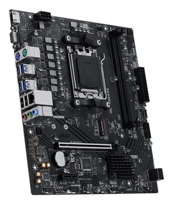 Motherboard MSI PRO A620AM-B EVO Micro ATX Socket AM5 AMD A620 DDR5 até 128 GB - Imagem 2