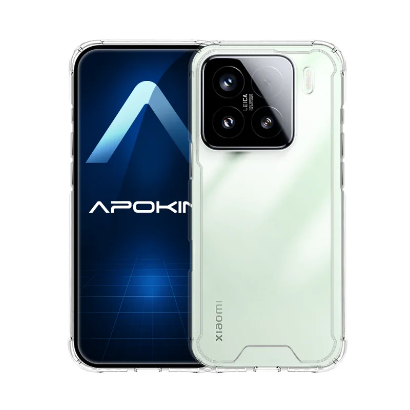 Capa Transparente Antichoque Apokin Premium para Xiaomi 15
