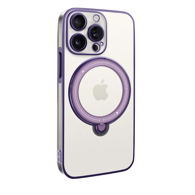 Capa Apokin para iPhone 11 Pro Max com Anel e MagSafe Rosa - Imagem 6
