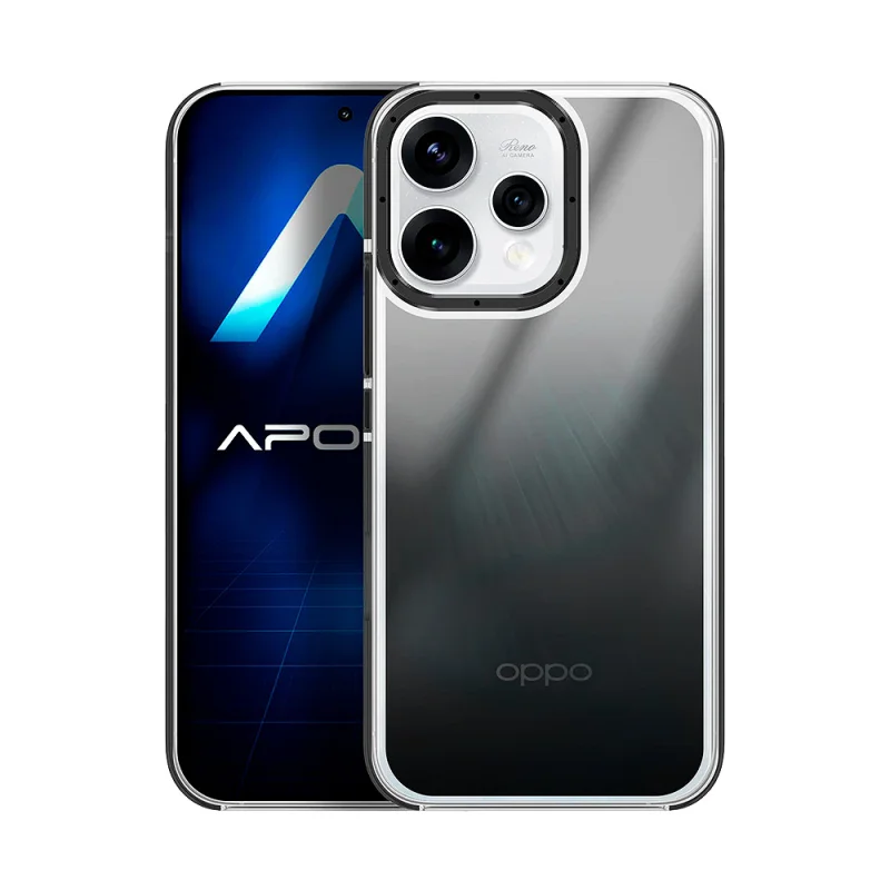 Capa Apokin para Oppo Reno 14F Efeito Camaleão Prata - Imagem 3