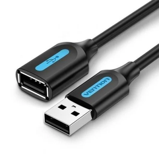 Cabo Extensor USB 2.0 Vention CBIBD 50 cm Preto