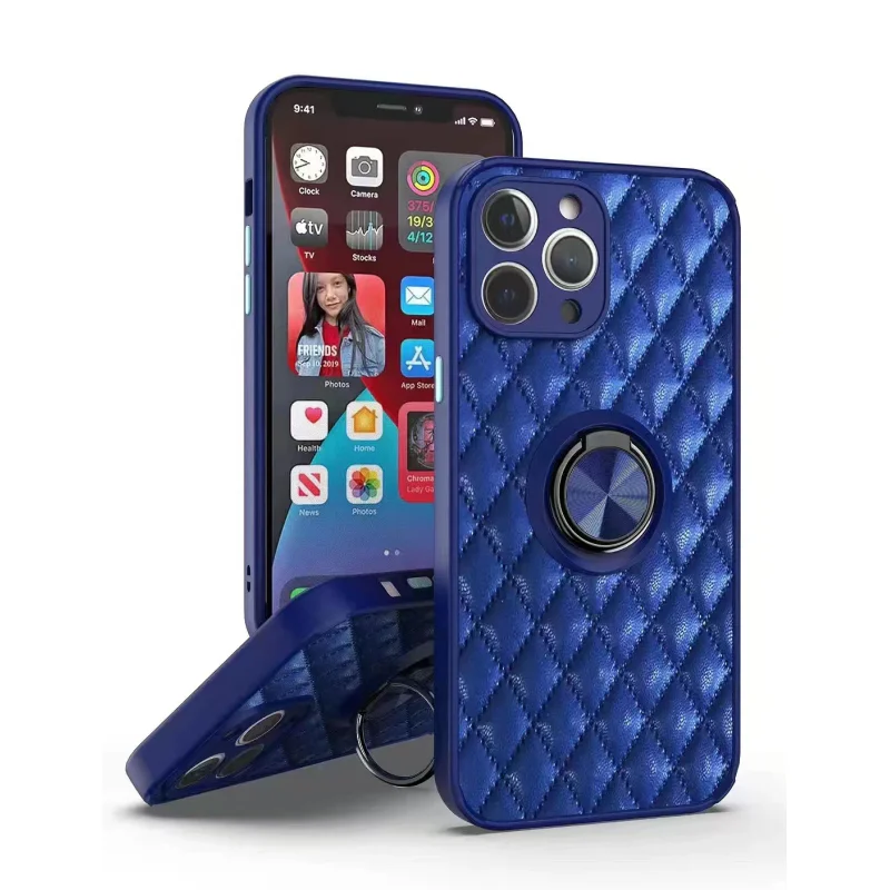 Capa Apokin para iPhone 14 Plus Magnética com Suporte Fumado Azul - Imagem 5