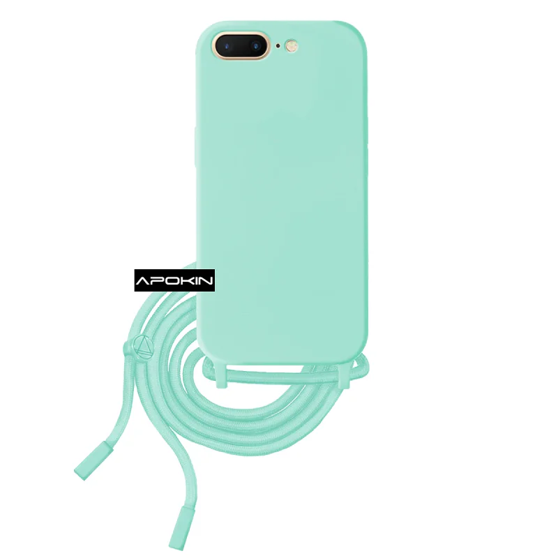 Capa Apokin para iPhone 6 Plus, 7 Plus e 8 Plus com Cordão Preto - Imagem 2