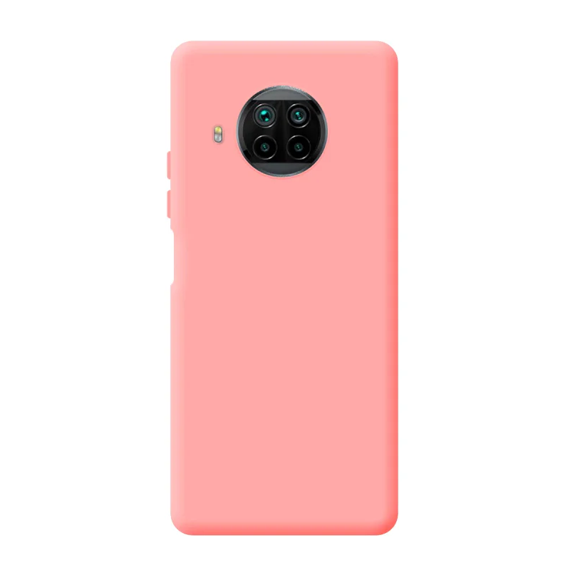Capa de Silicone Apokin para Xiaomi Mi 10T Lite com Proteção de Câmara 3D Rosa - Imagem 1