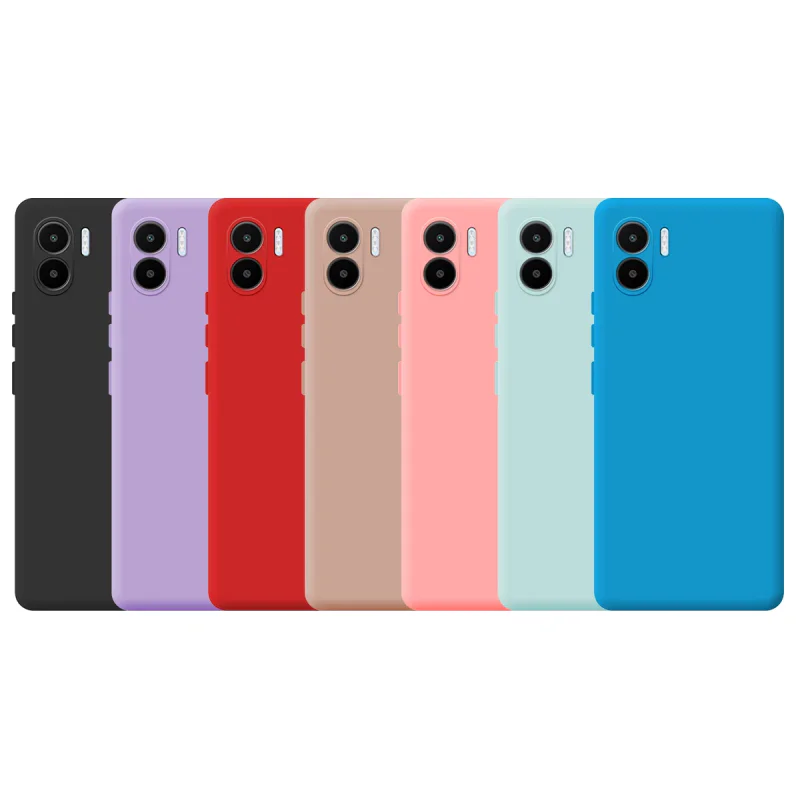 Capa de Silicone Soft Apokin com Proteção 3D da Câmara para Xiaomi Redmi A1