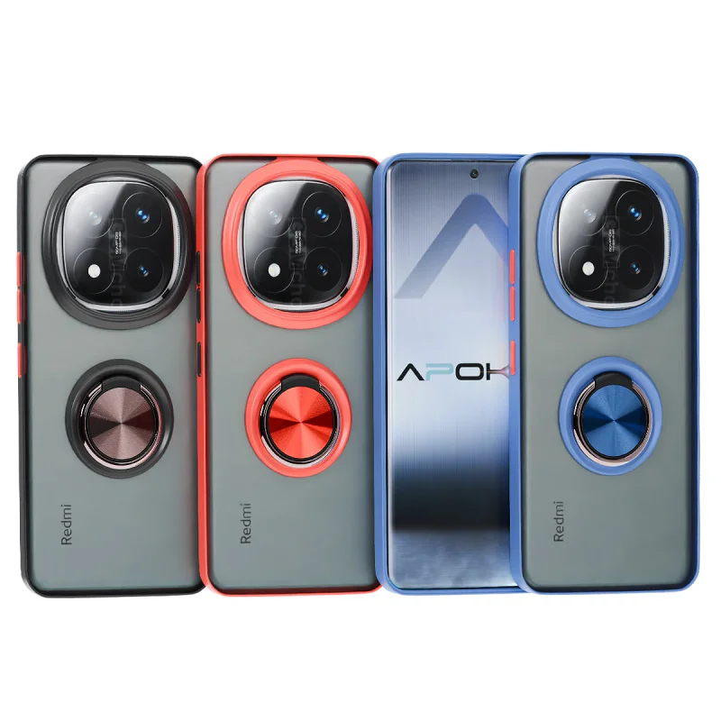 Capa de Gel Apokin para Xiaomi Redmi Note 14 Pro+ 5G Magnética com Suporte Fumada Variedade de cores - Imagem 1