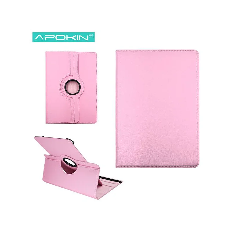Capa Apokin para Tablet Universal 11 a 12 polegadas Giratória Dobrável Azul marinho - Imagem 5