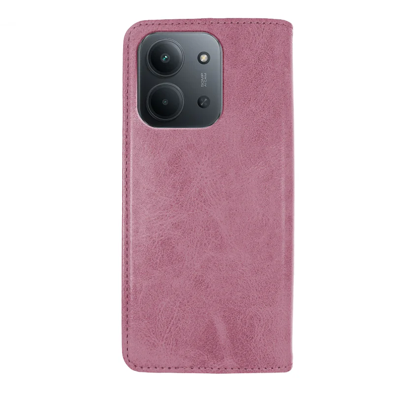 Capa Livro Apokin Xiaomi Redmi 15C com Porta-Cartões em Pele Sintética Vermelho - Imagem 2