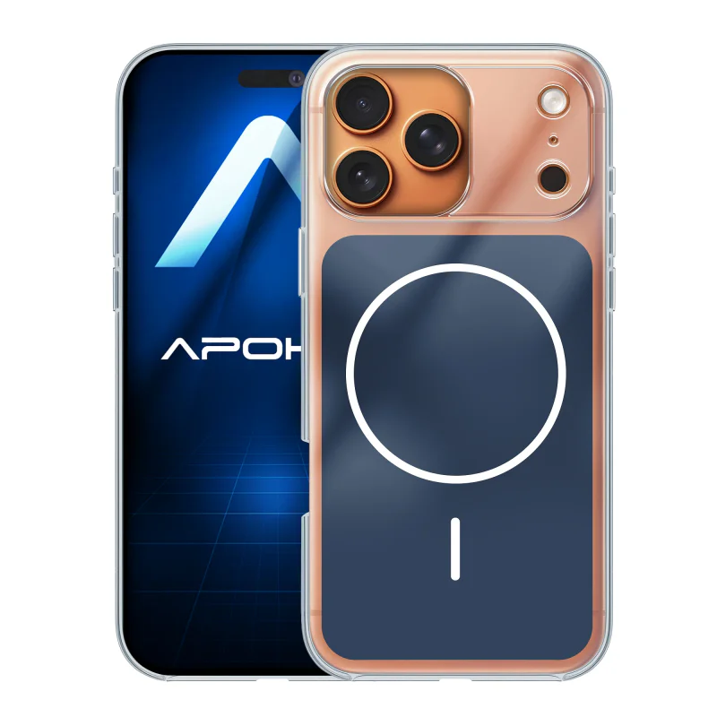 Capa Apokin para iPhone 17 Pro Max Acrílica Premium com MagSafe Variedade de cores - Imagem 3