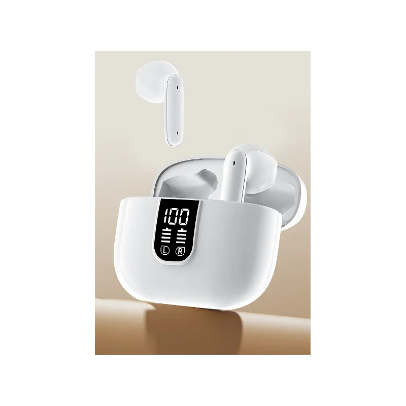 Auriculares Apokin T09 TWS Sem Fios com ANC ENC e Bluetooth 5.4 Branco - Imagem 2