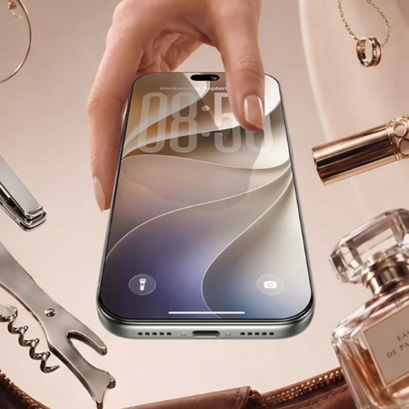 Película de Vidro Temperado Apokin BENKS Ultra Shield HD para iPhone 17 Pro Max e 18 Pro Max Transparente - Imagem 3