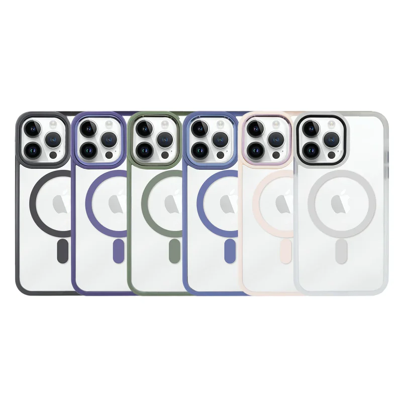 Capa Apokin Frame Premium para iPhone 14 Pro com MagSafe Azul - Imagem 1