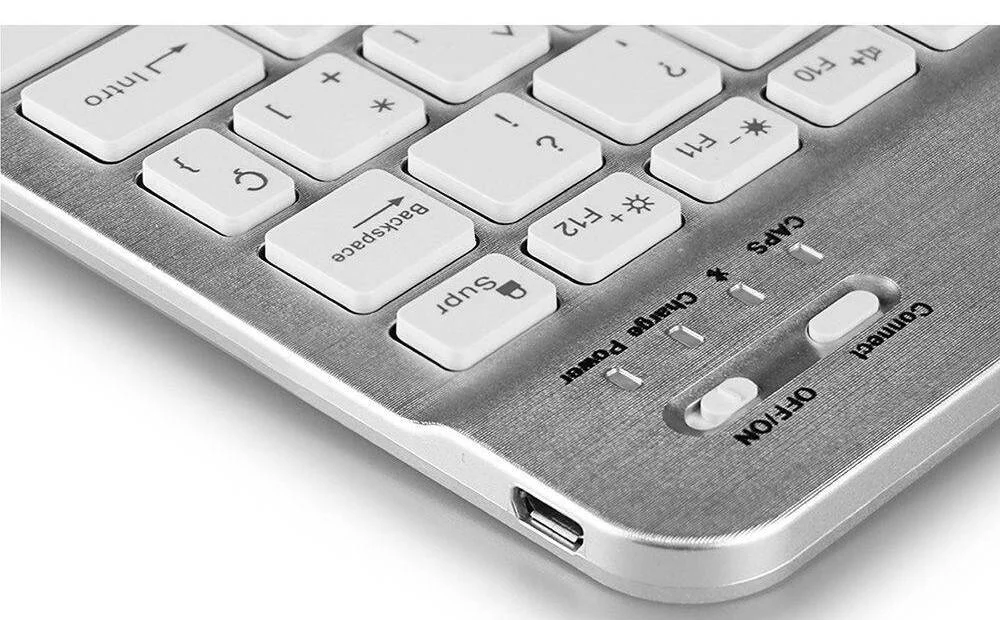 Teclado Compacto Sem Fios Subblim Smart Backlit Bluetooth Retroiluminado Prateado - Imagem 3