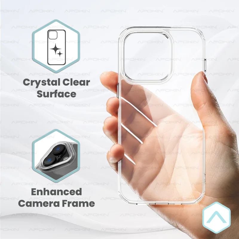 Capa 2 em 1 Apokin ClearStrap para Samsung Galaxy A26 e A17 com Cordão Transparente - Imagem 3