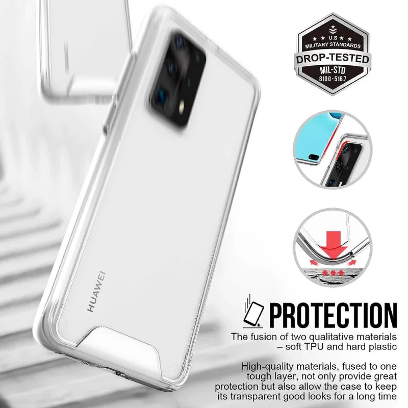 Capa Apokin Xiaomi Redmi Note 13 Pro Plus 5G Acrílico Rígido Transparente - Imagem 2