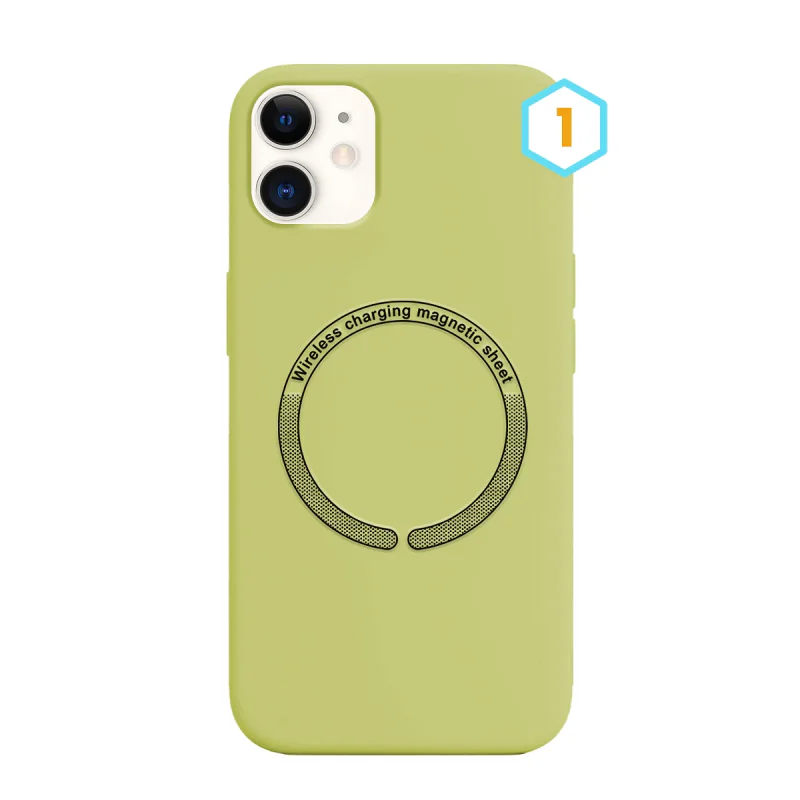 Capa Apokin em Silicone Líquido com MagSafe para iPhone 11 Cor 2 - Imagem 2
